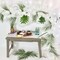 12 PCS Artificial Palm Leaves, Assorted Sizes Faux Large Palm Fronds Fake Tropical Plant Simulation Safari Leaves with Stems for Home Hawaiian Luau Party Jungle Beach Theme Party Decoration